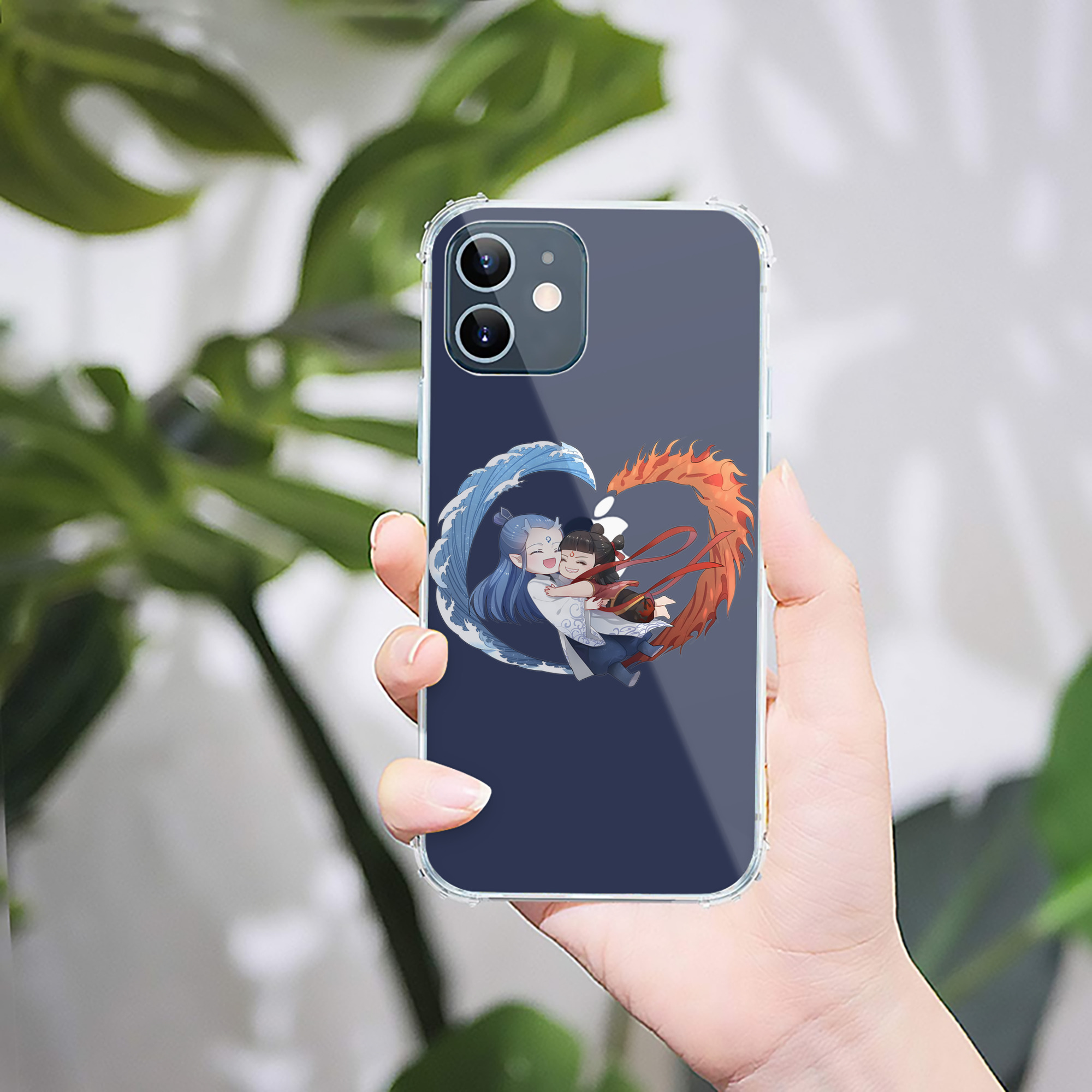（画像用） Ne Zha 2 ナタ 魔童の大暴れ 【iPhone 12シリーズ対応】透明スマホケース（クリアソフトケース）